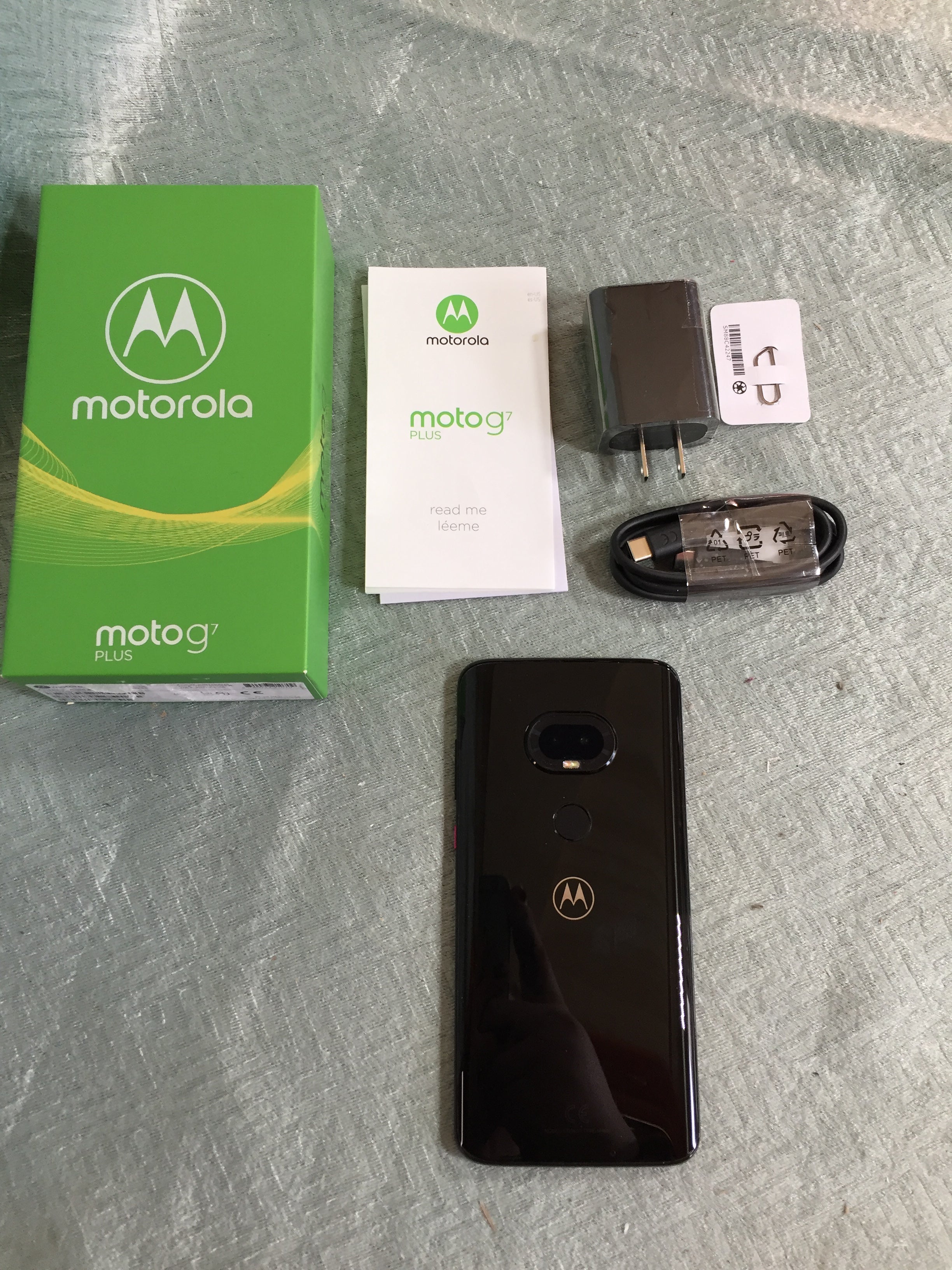 Moto G7 Plus - 64GB - XT1965-T - 16MP Camera - OPEN BOX (7617183711470)